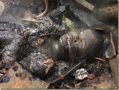 Rajani who was burnt along the orphanage